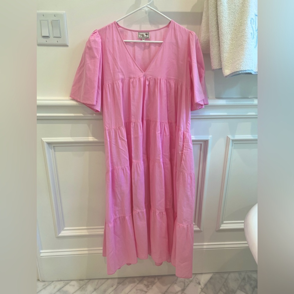 Mille Resort & Travel August Dress Bubblegum Pink Size XXS.
